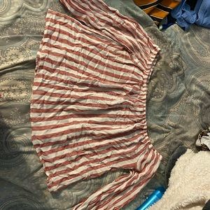 Charolette Russe off the shoulder red & white